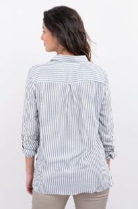 Camisa amplia elevadores manga rayas sold by Shasa