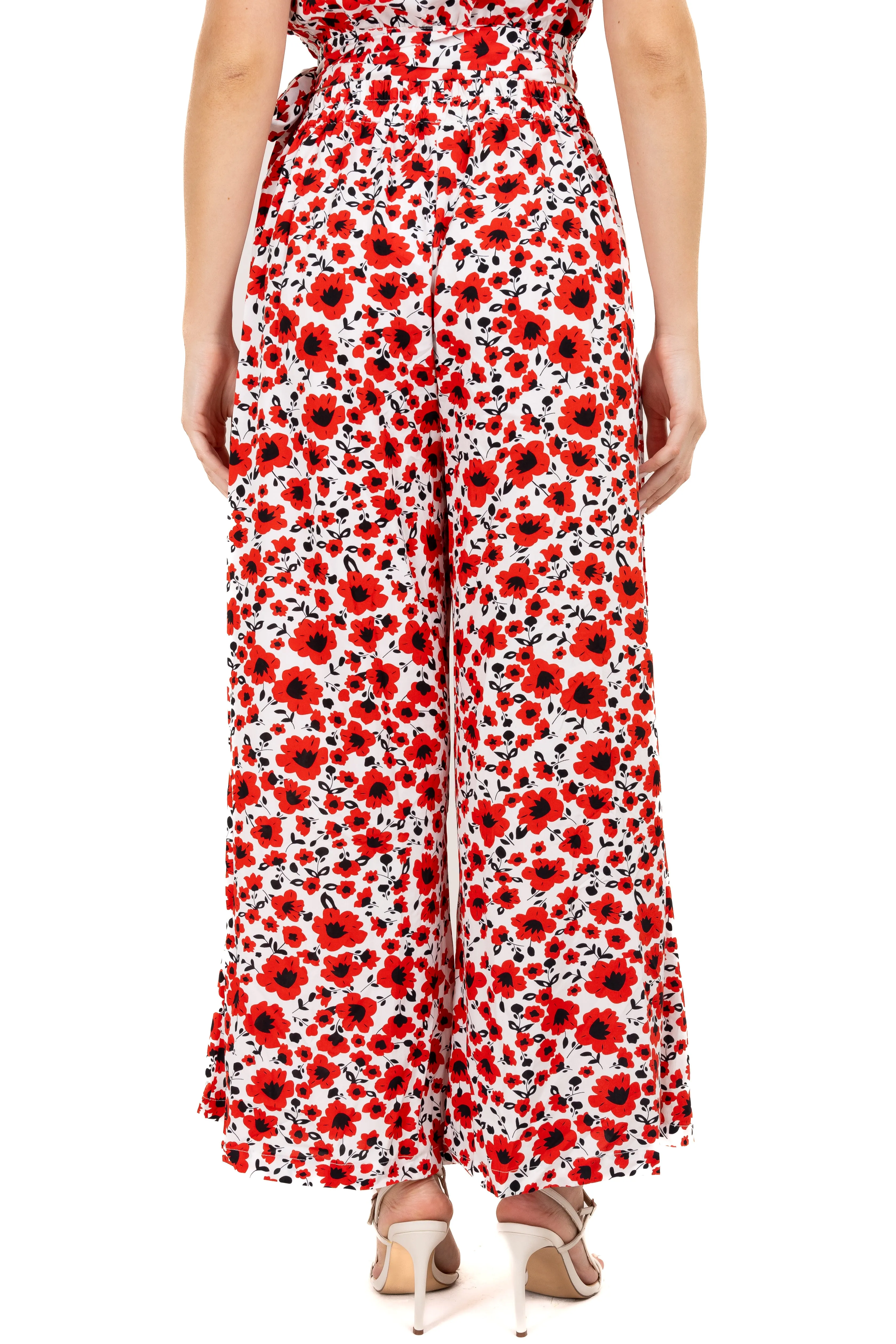 Pantalón amplio estampado flores sold by Shasa product image thumbnail 4