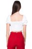 Blusa crop corset manga corta sold by Shasa