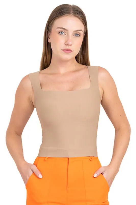 Top seamless acanalado copas sold by Shasa