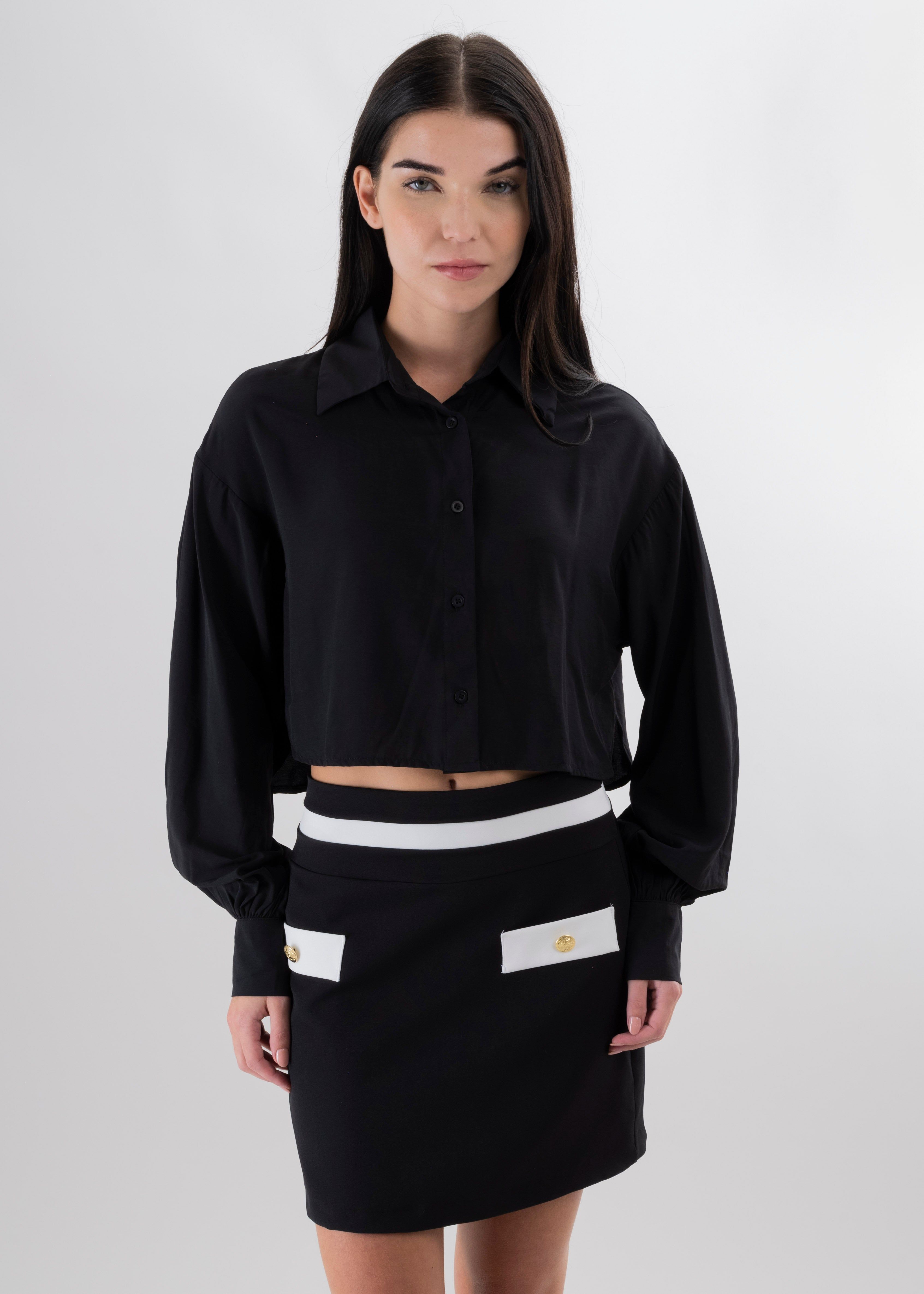 Camisa crop lisa manga larga sold by Shasa product image thumbnail 2