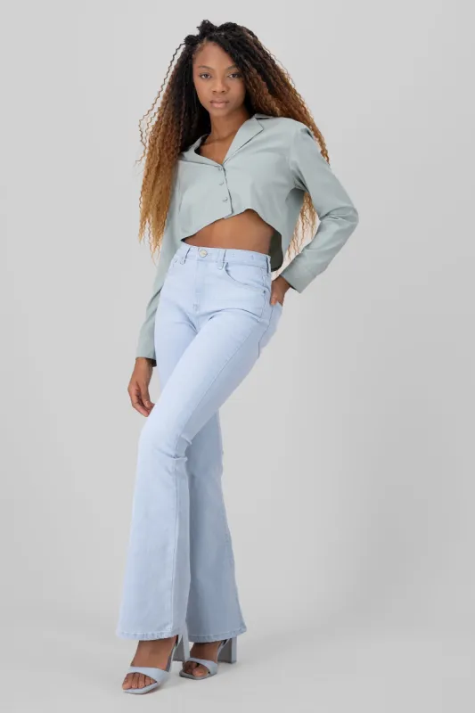 Jeans flare básicos sold by Shasa