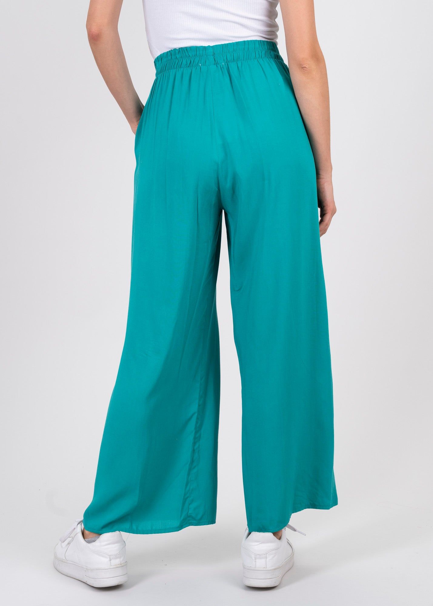 Pantalón wide leg cintura alta fruncida sold by Shasa product image thumbnail 4