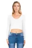 Top crop manga larga seamless sold by Shasa