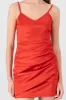 Vestido mini cruzado satin sold by Shasa