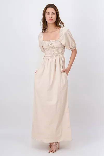 Vestido Maxi Manga Abullonada sold by Shasa product image thumbnail 2