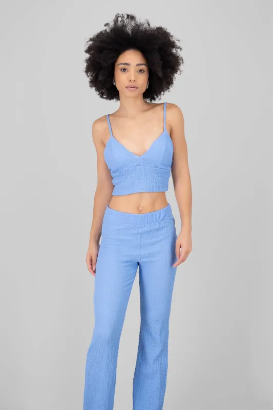 Top crop tirantes textura sold by Shasa