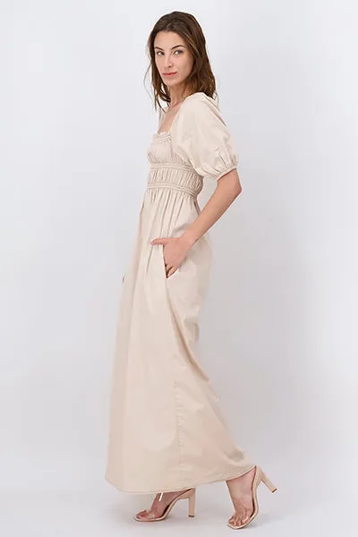 Vestido Maxi Manga Abullonada sold by Shasa product image thumbnail 3