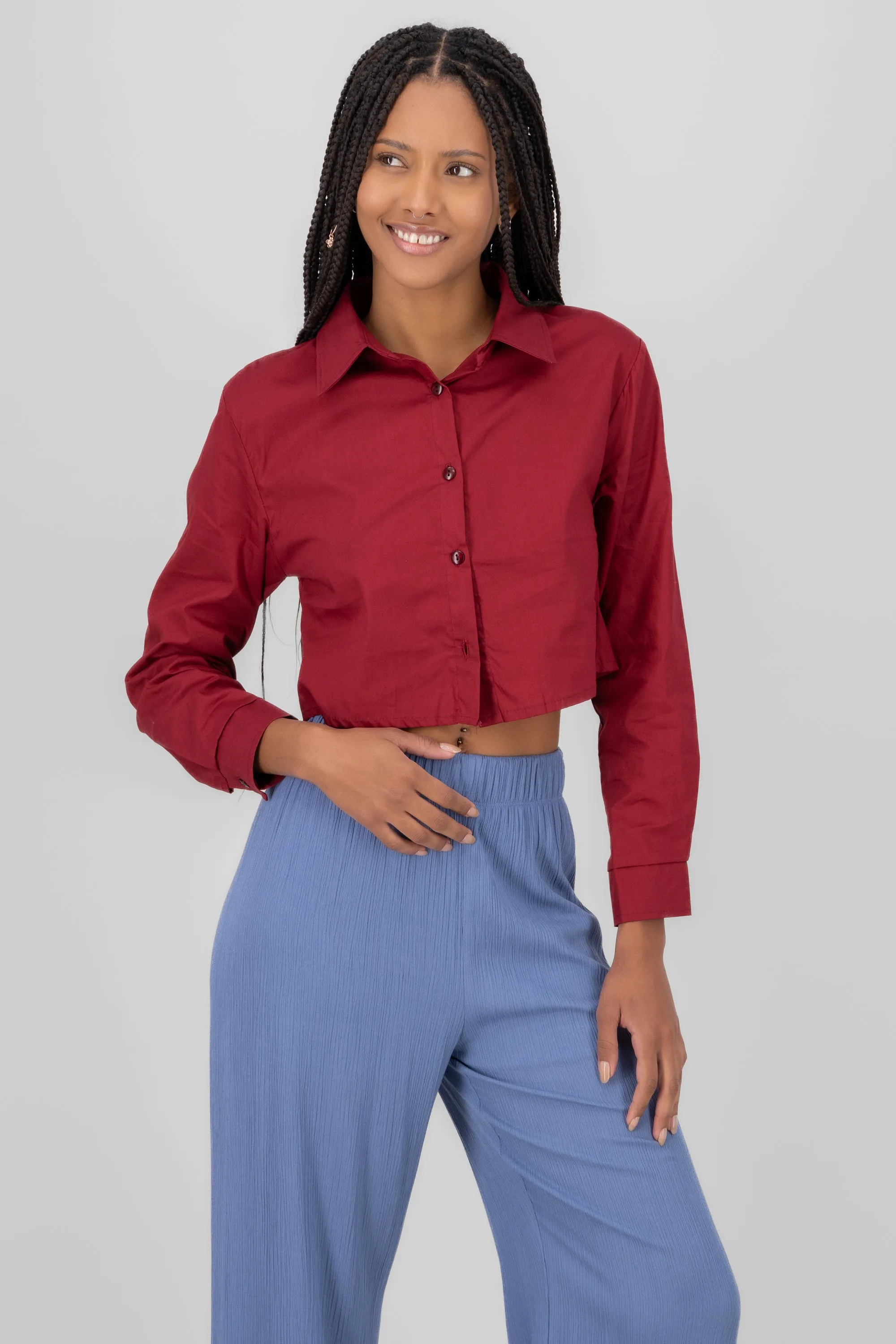 Camisa Crop Manga Larga sold by Shasa product image thumbnail 2