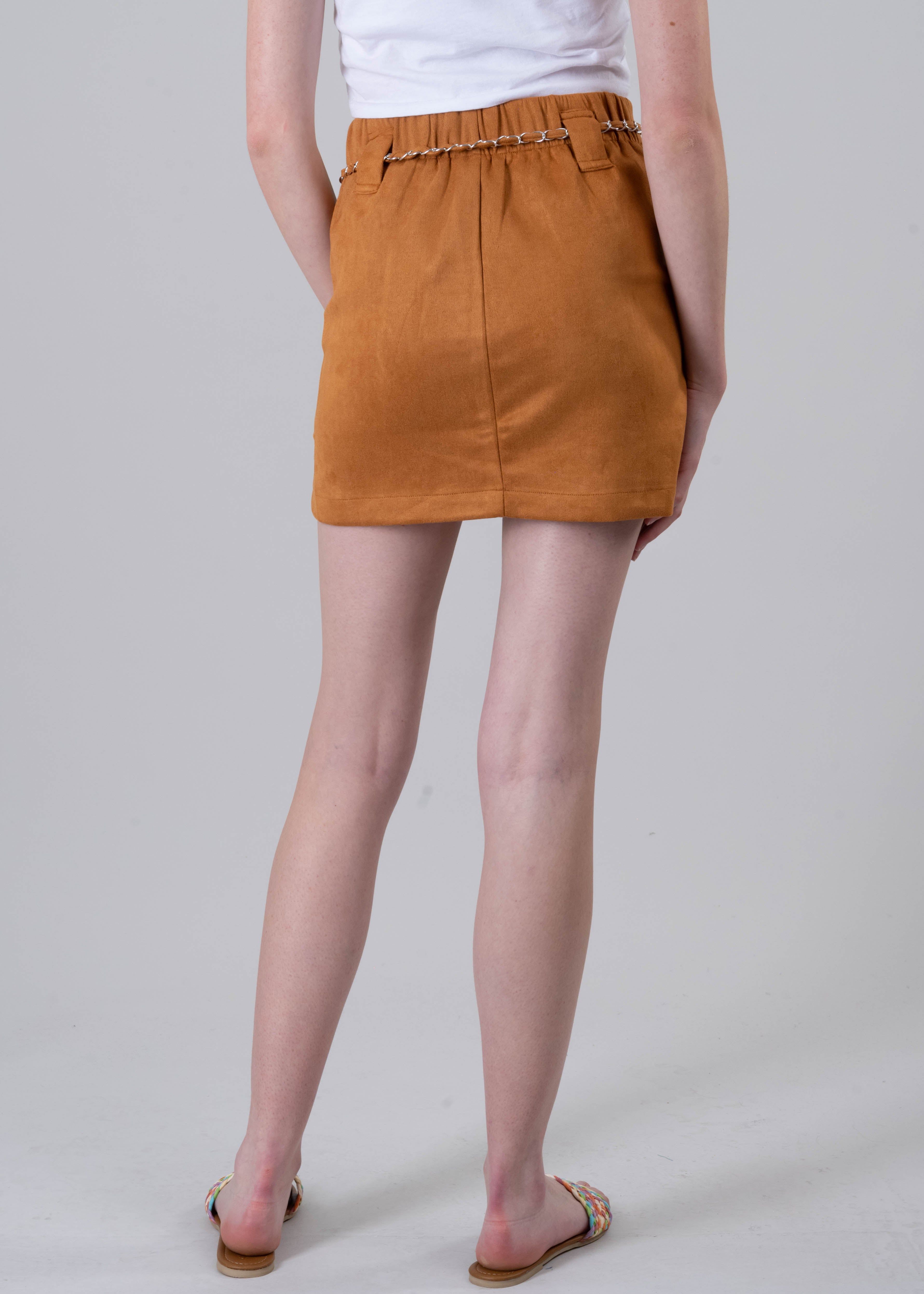 Falda mini abertura pierna cinturón sold by Shasa product image thumbnail 4