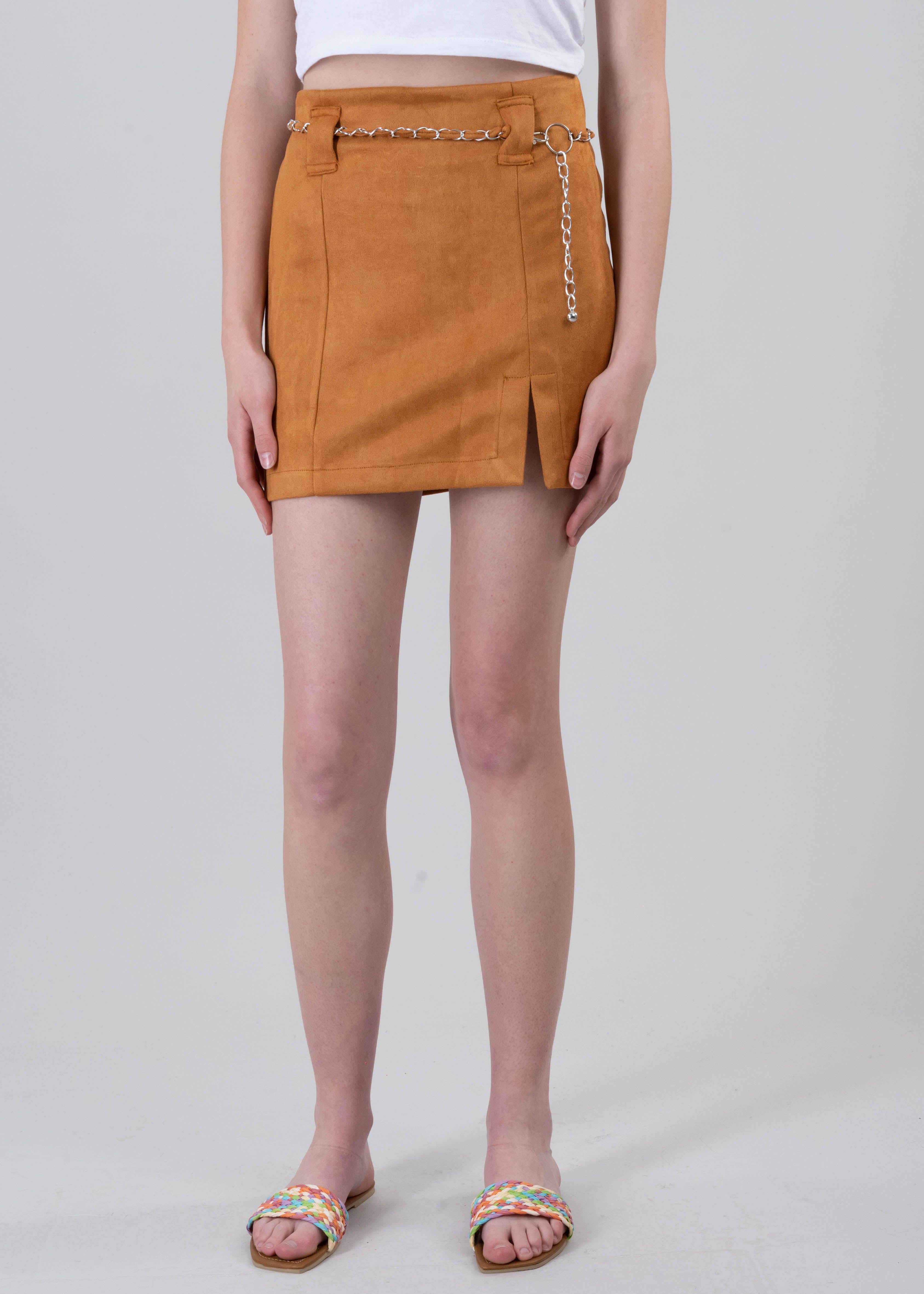 Falda mini abertura pierna cinturón sold by Shasa product image thumbnail 2