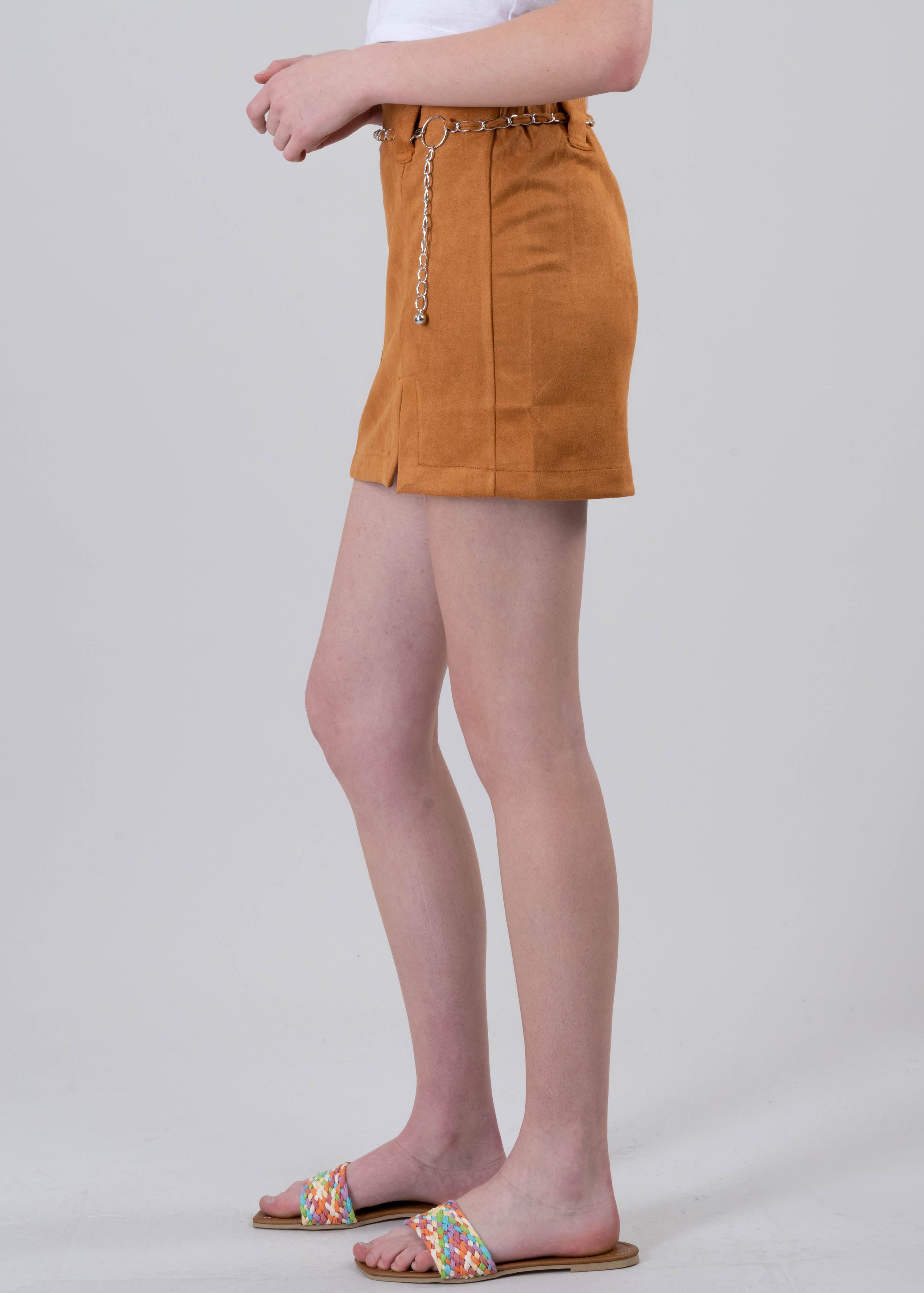 Falda mini abertura pierna cinturón sold by Shasa product image thumbnail 3