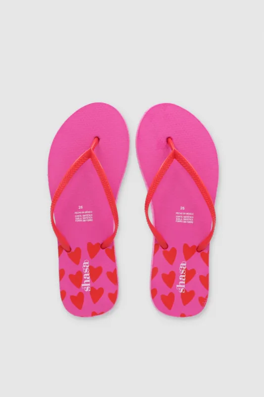 Flip Flop Corazones sold by Shasa