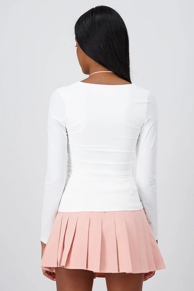 Top manga larga escote v sold by Shasa product image thumbnail 4