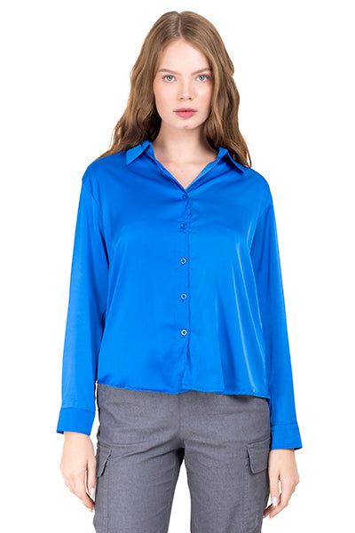 Camisa satín manga larga sold by Shasa product image thumbnail 2