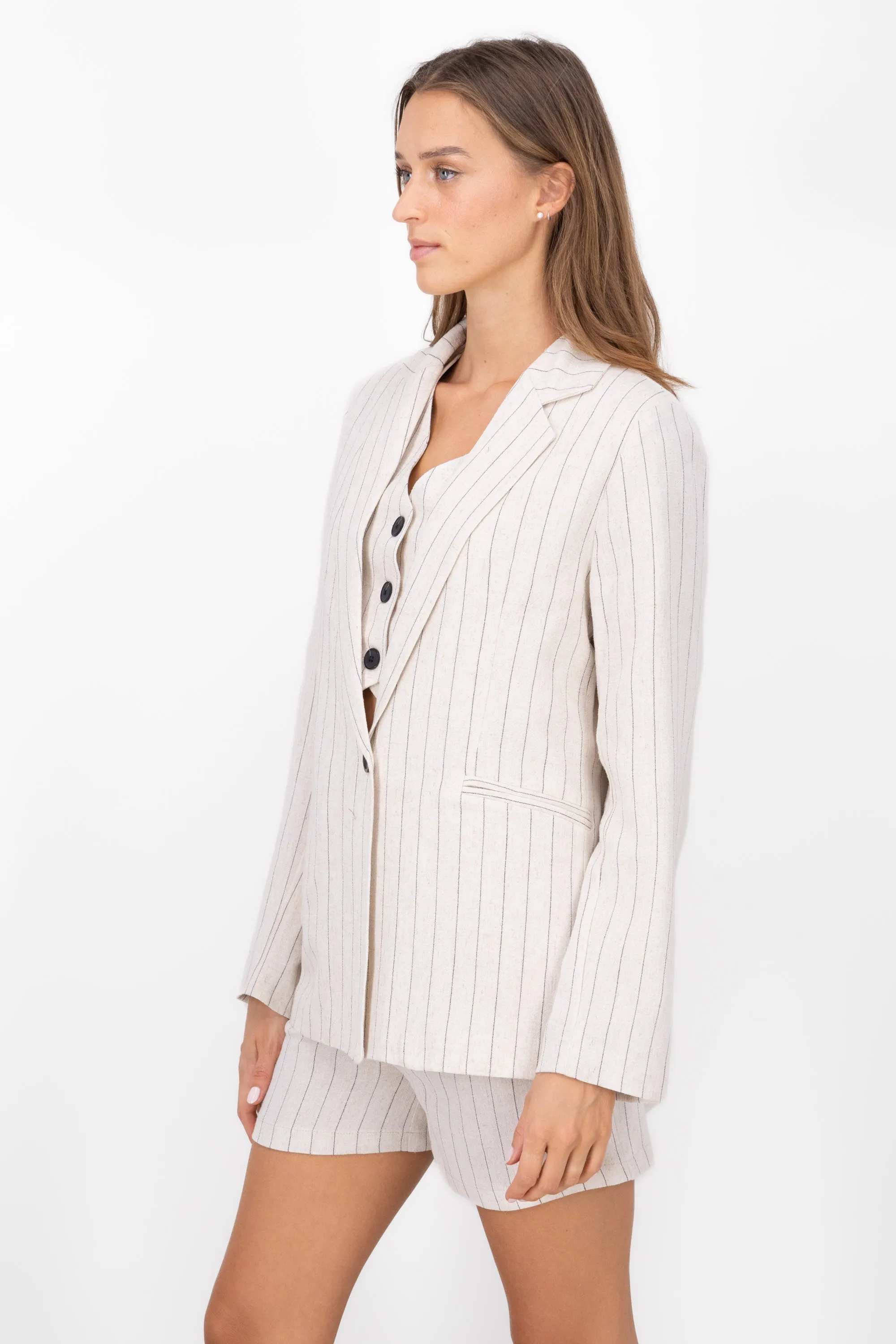 Blazer lino rayas sold by Shasa product image thumbnail 3