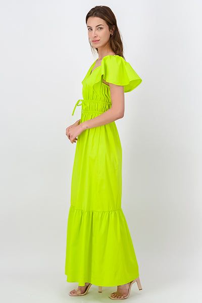 Vestido maxi manga corta olanes sold by Shasa product image thumbnail 3