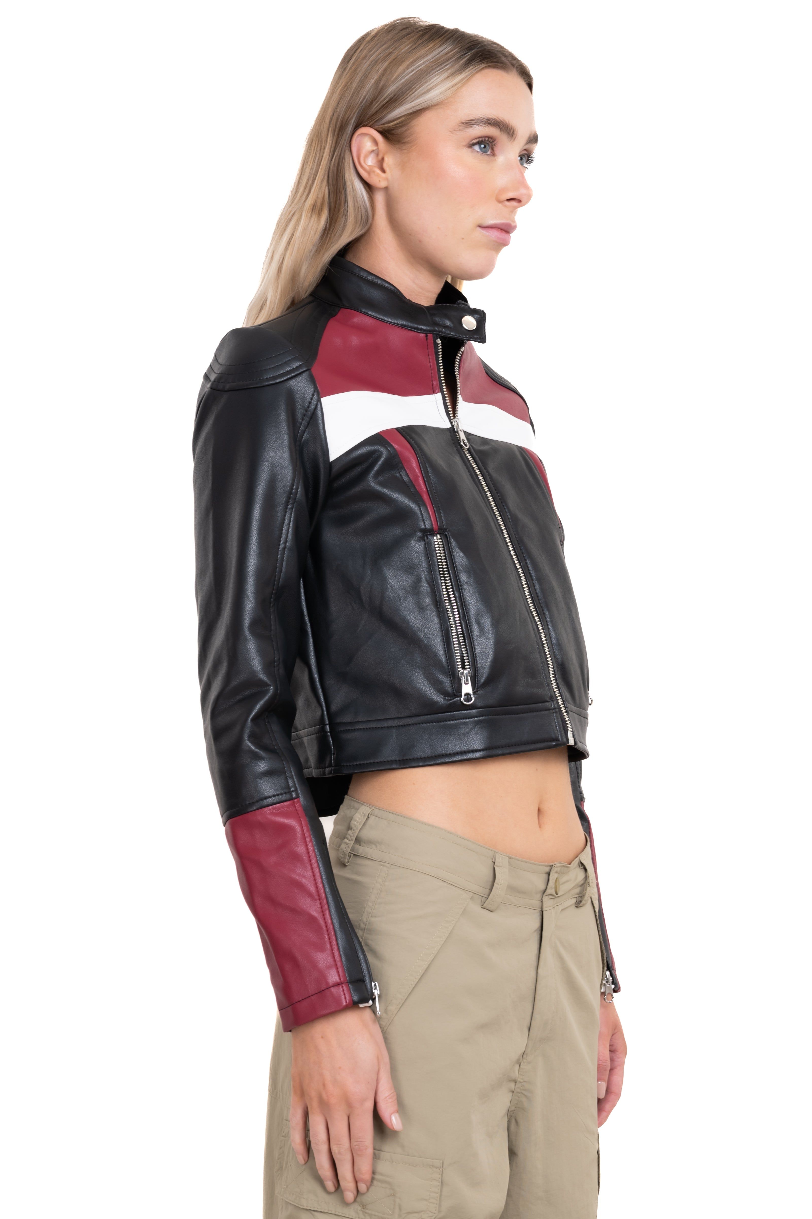 Chamarra efecto piel moto sold by Shasa product image thumbnail 3