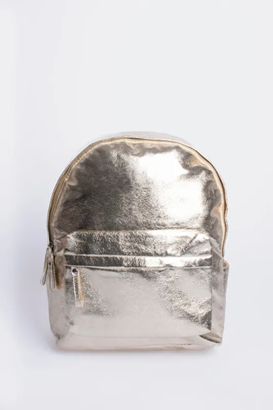 Mochila metalizada bolsillo sold by Shasa