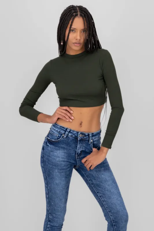 Top Acanalado Manga Larga sold by Shasa