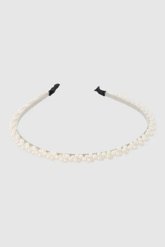 Diadema Metálica Perlas sold by Shasa