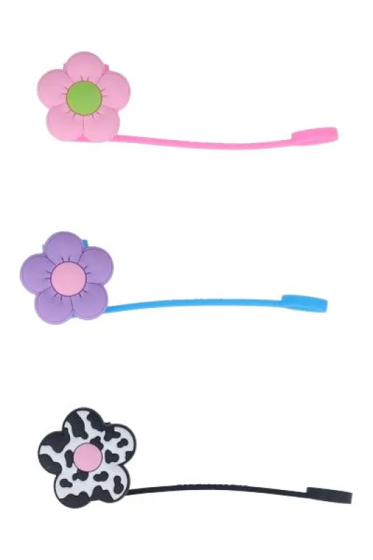 Set 3 piezas cubrepopote flores sold by Shasa