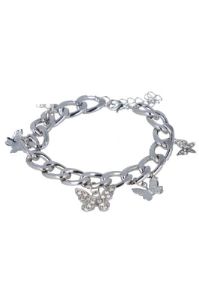 Pulsera cadena dijes mariposas sold by Shasa