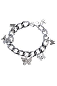 Pulsera cadena dijes mariposas sold by Shasa