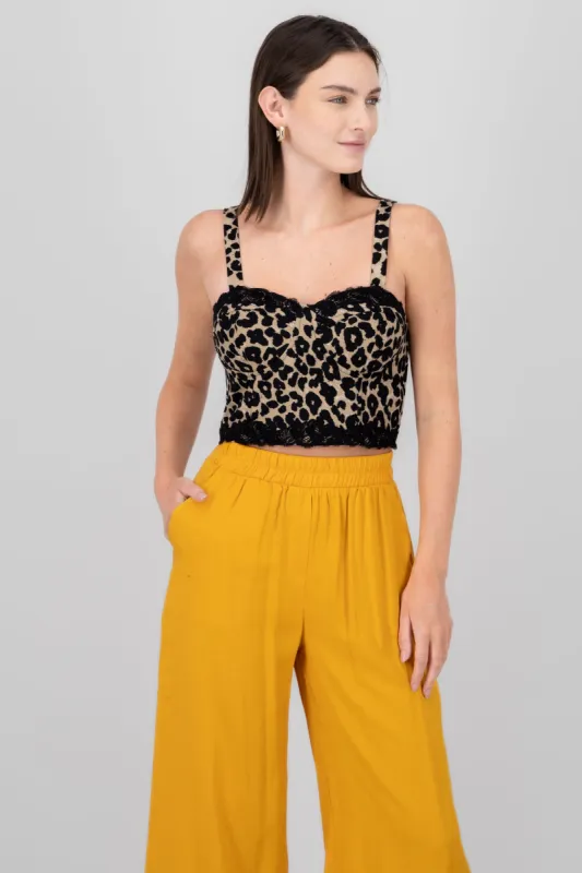 Corset animal print sold by Shasa