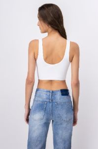 Top crop seamless tirantes sold by Shasa