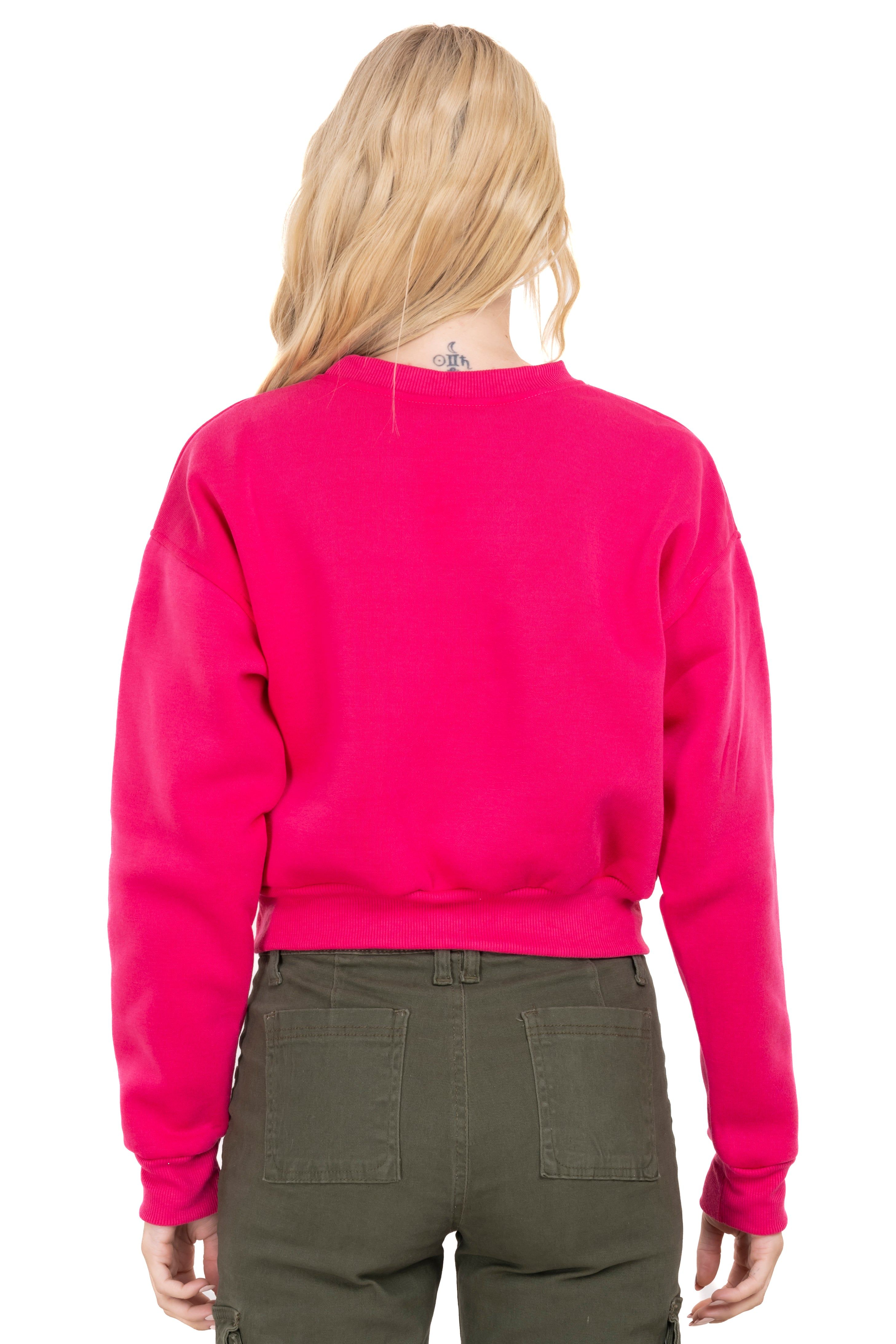 Sudadera crop cuello redondo sold by Shasa product image thumbnail 4