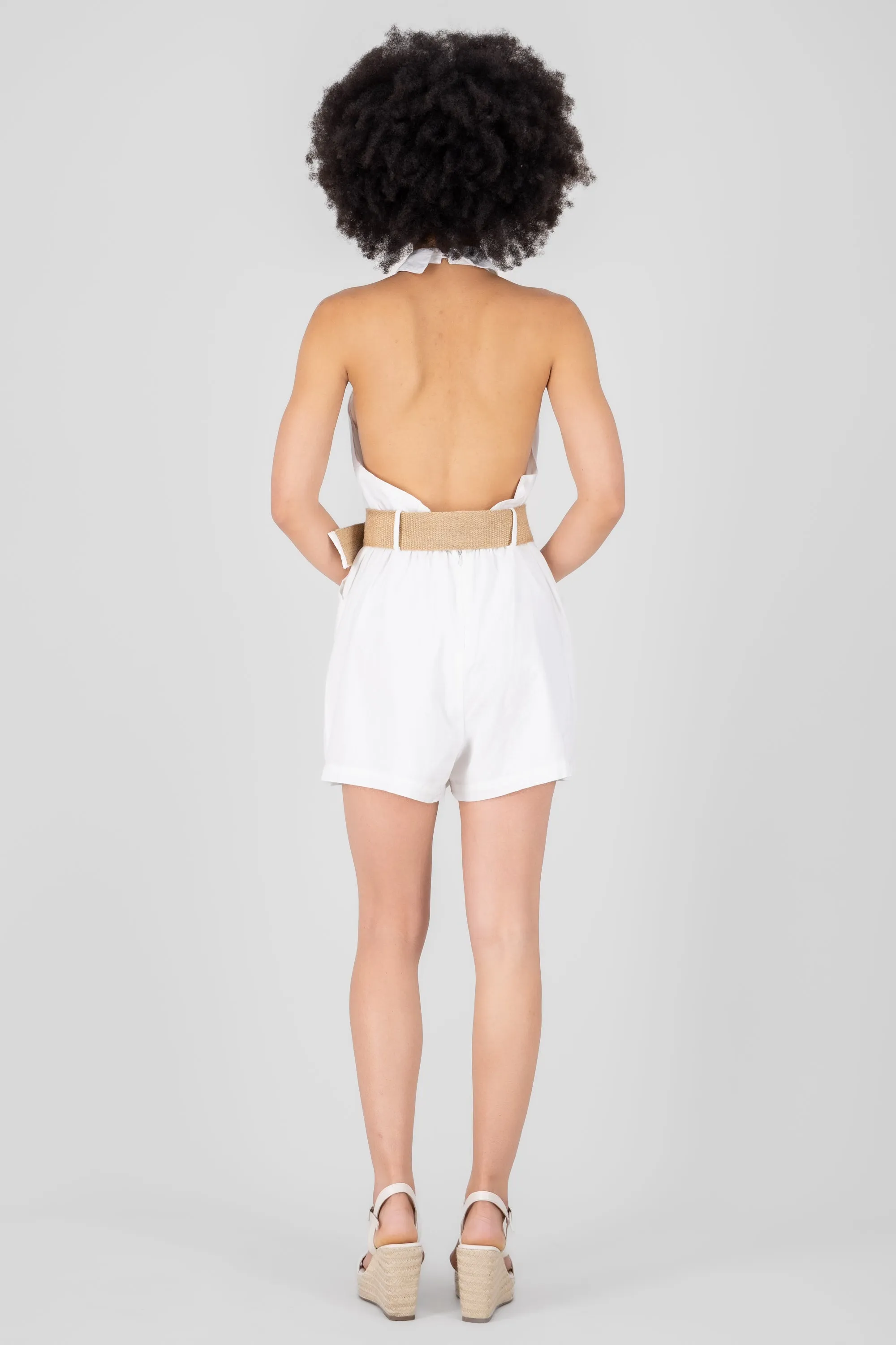 Romper con cinturon liso sold by Shasa product image thumbnail 4