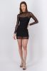 Vestido mini mesh brillos sold by Shasa