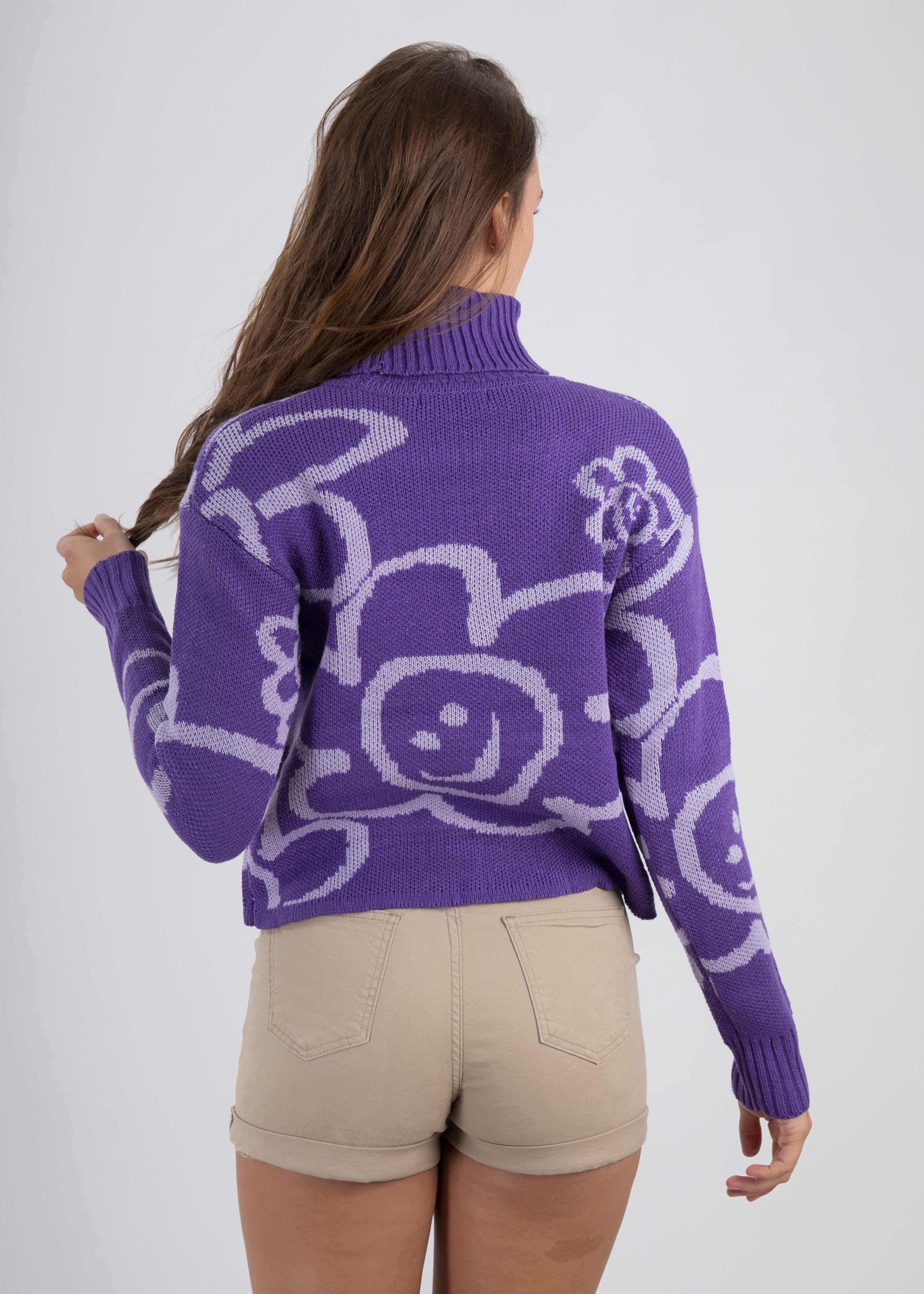 Suéter Flor Feliz Cuello Tortuga sold by Shasa product image thumbnail 4