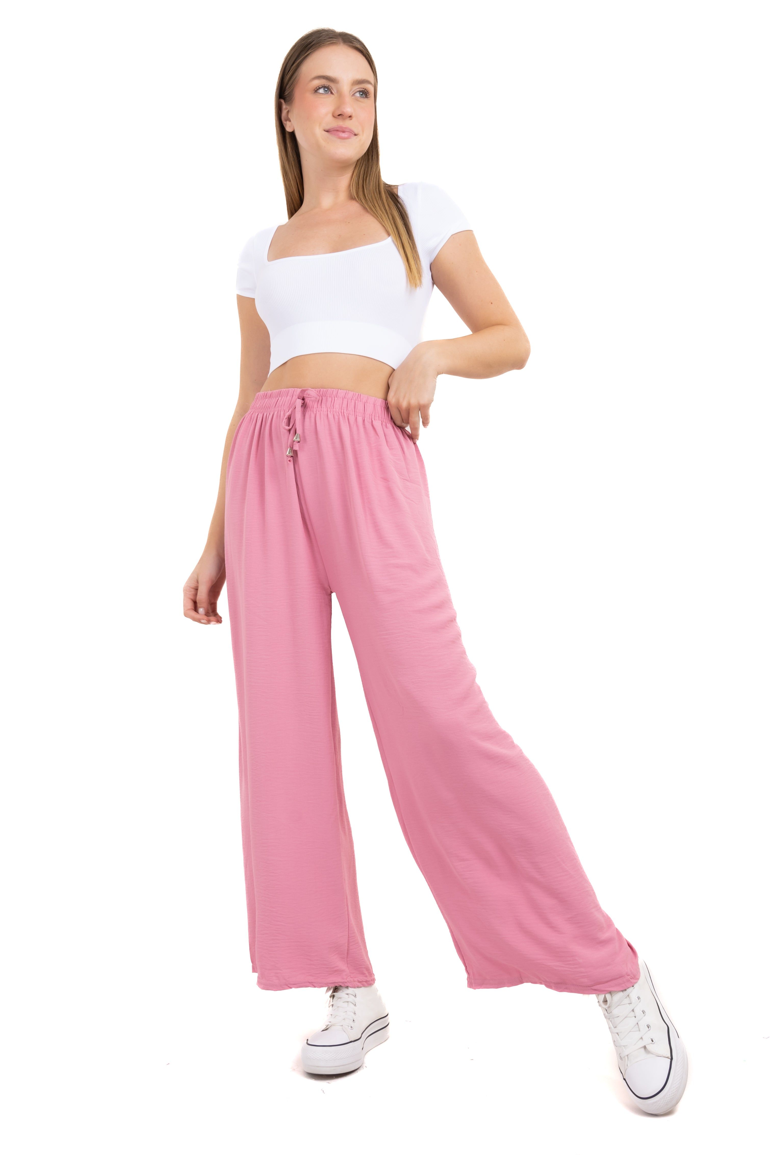Pantalón wide leg cintura elástica sold by Shasa product image thumbnail 2