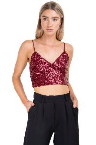 Top tirantes lentejuelas sold by Shasa