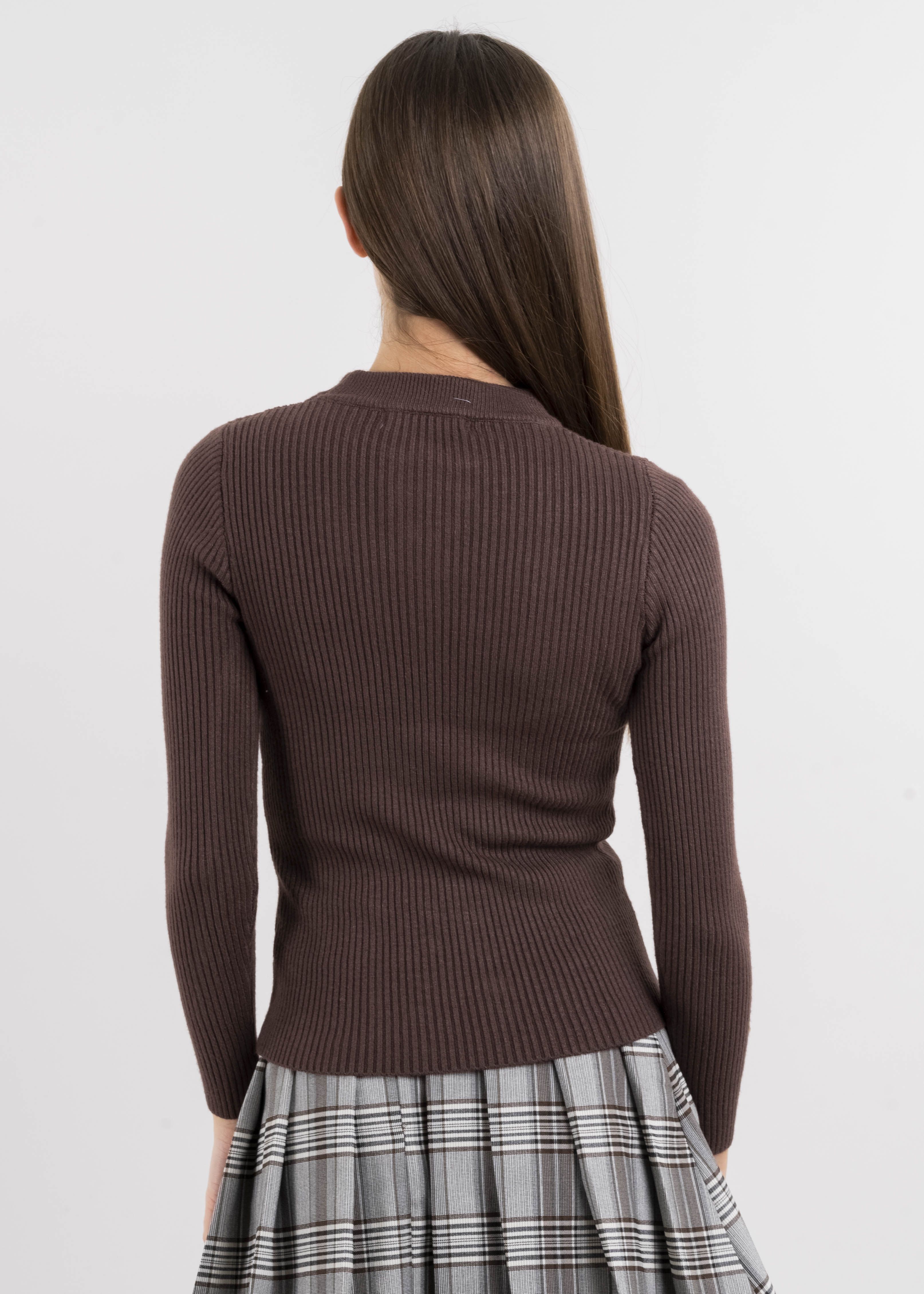 Suéter acanalado cuello alto botones sold by Shasa product image thumbnail 4