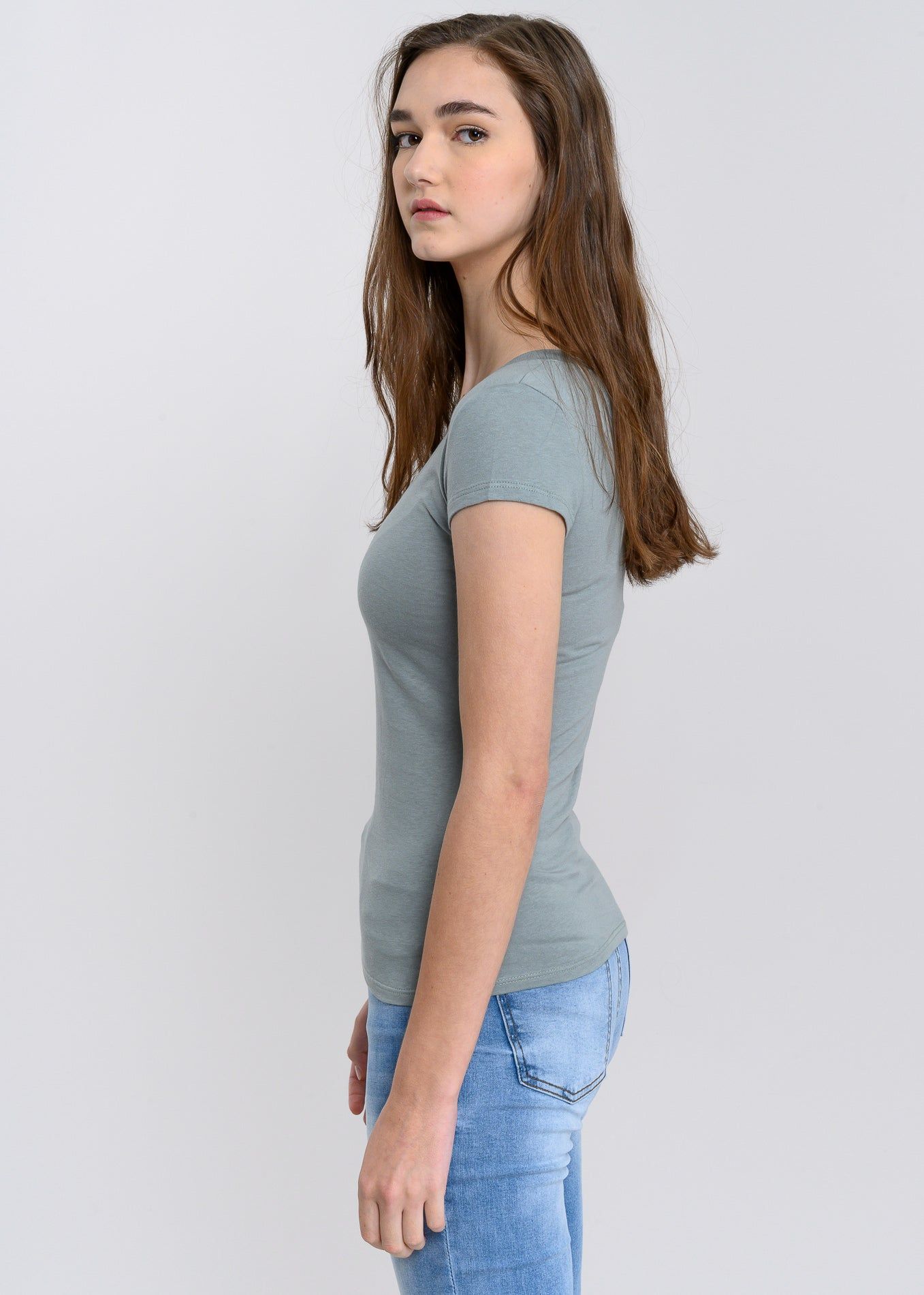 Blusa manga corta cuello v sold by Shasa product image thumbnail 3