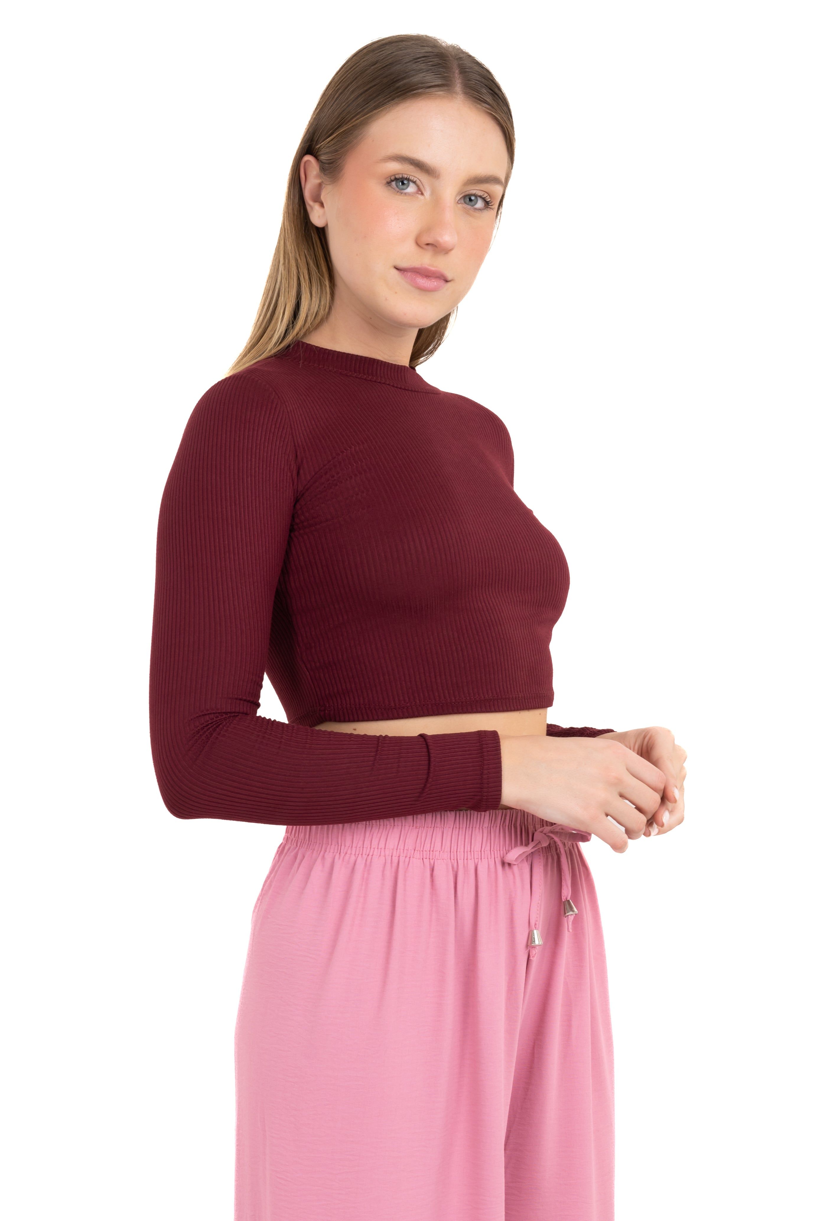 Top acanalado manga larga sold by Shasa product image thumbnail 3