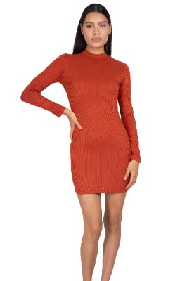 Vestido mini bodycon cuello sold by Shasa