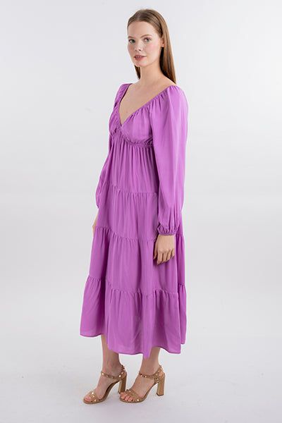 Vestido maxi manga larga amplio sold by Shasa product image thumbnail 3