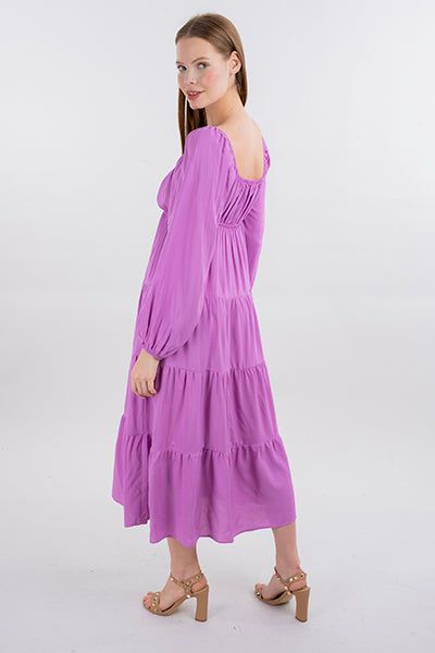 Vestido maxi manga larga amplio sold by Shasa product image thumbnail 4