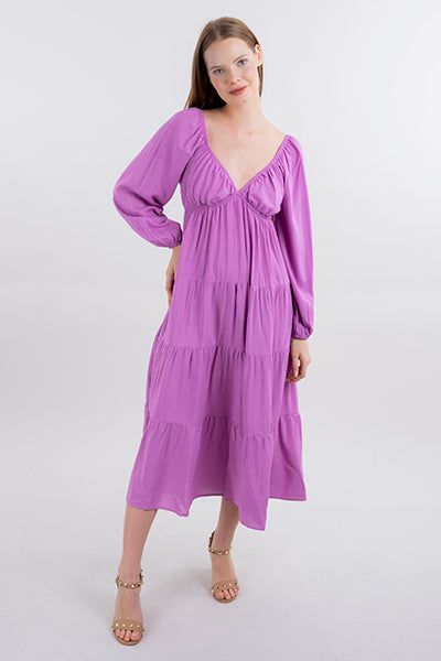 Vestido maxi manga larga amplio sold by Shasa product image thumbnail 2