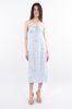 Vestido midi busto fruncido moñito sold by Shasa