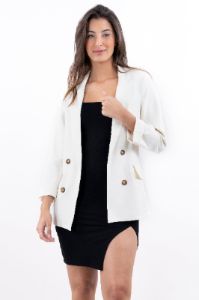 Saco botones bolsillo solapa sold by Shasa