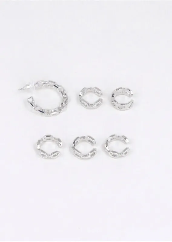 Set 6 Arracadas Cadenas made by Shasa