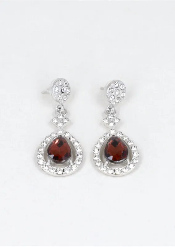 Aretes Brillos Cristal sold by Shasa