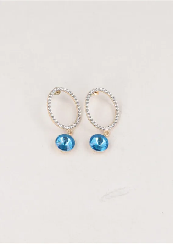 Aretes Circulo Multibrillos sold by Shasa