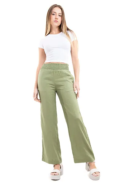 Pantalón recto cintura plisada sold by Shasa product image thumbnail 2