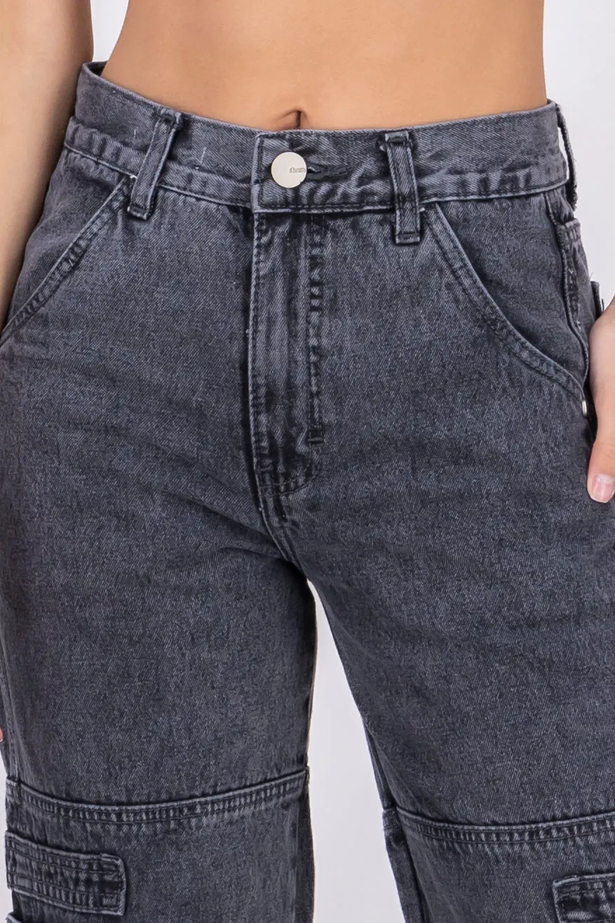 Jeans straight cargo sold by Shasa product image thumbnail 5
